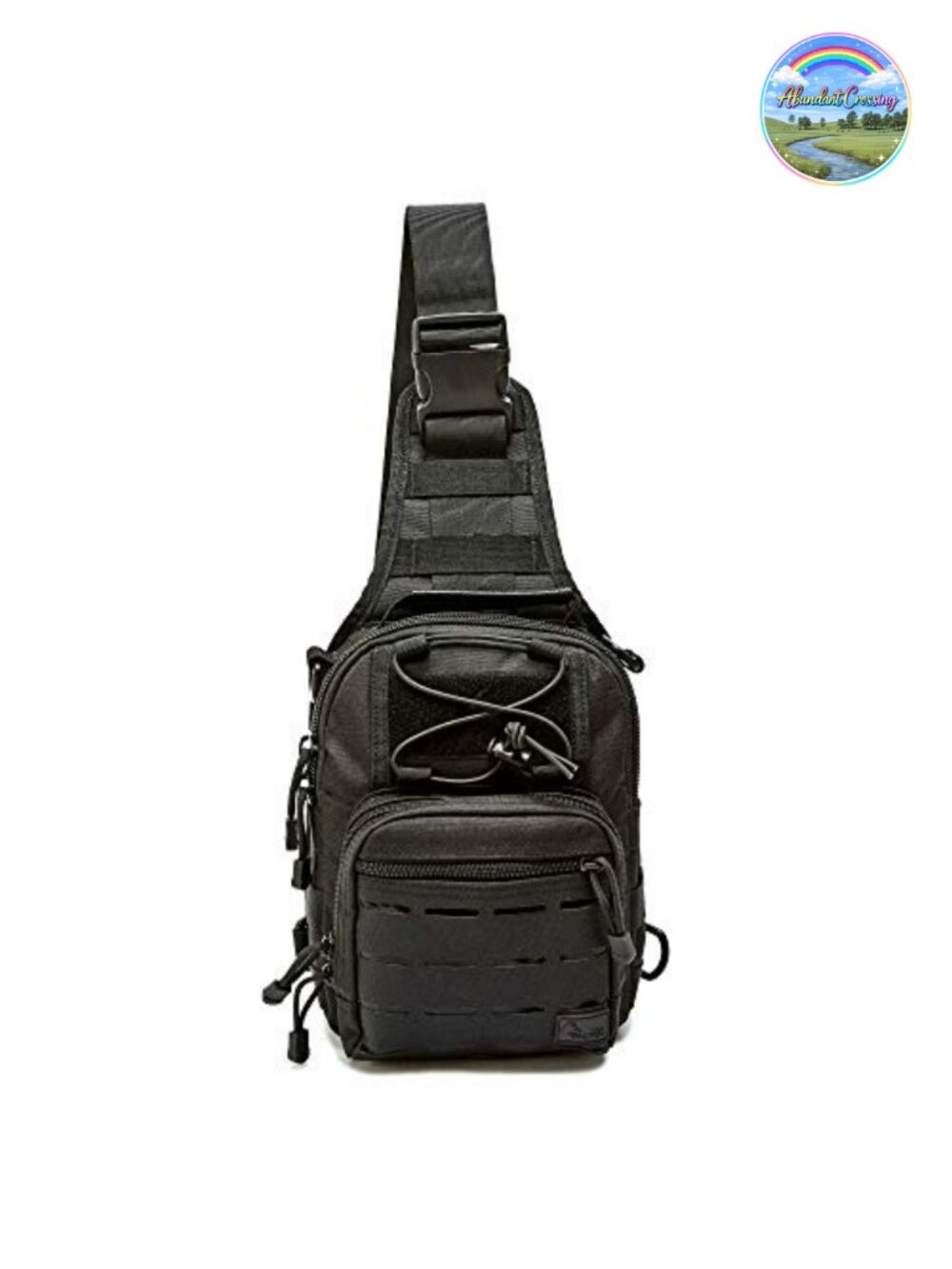 Tactical Sling Bag Crossbody Concealed Carry Daypack Nylon